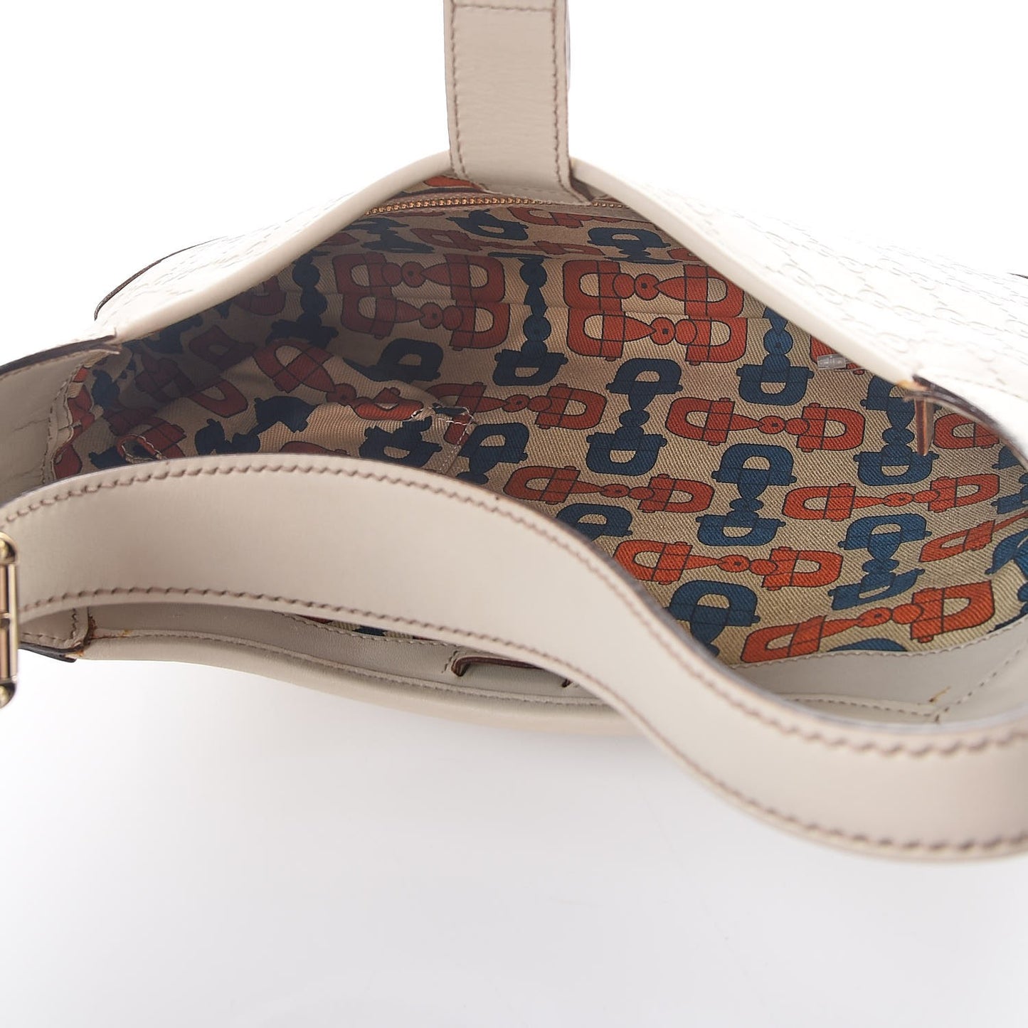 Guccissima Punch Hobo Bag White