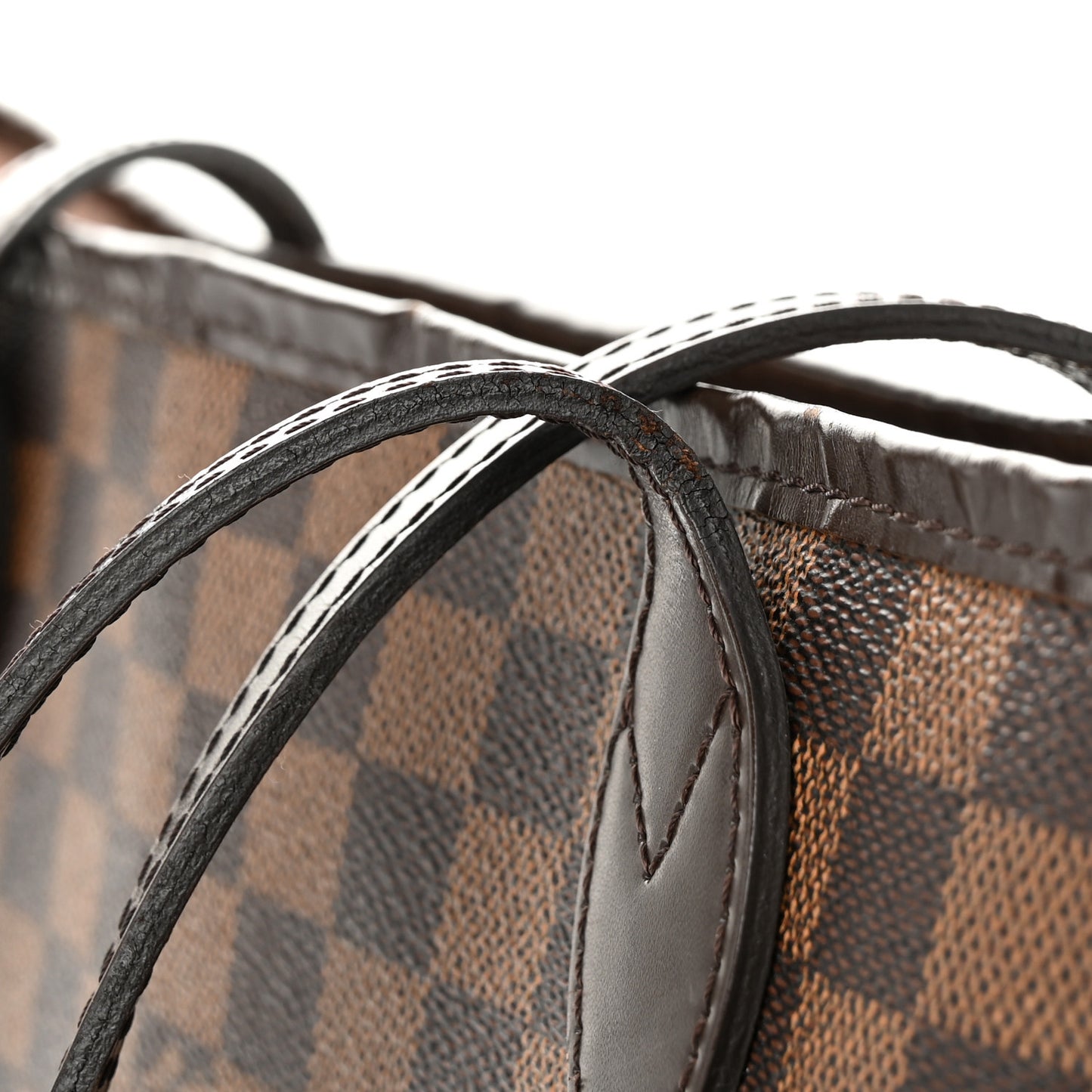 Damier Ebene Neo Neverfull MM Rose Ballerine