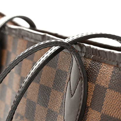 Louis Vuitton Damier Ebene Neo Neverfull MM Rose Ballerine 12 of 14