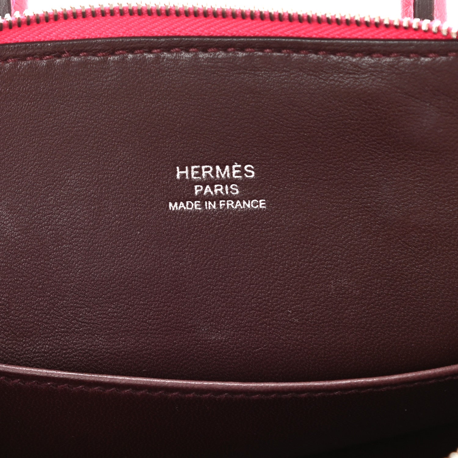 Hermes Evercolor Verso Mini 1923 Bolide Framboise Prune 6 of 11