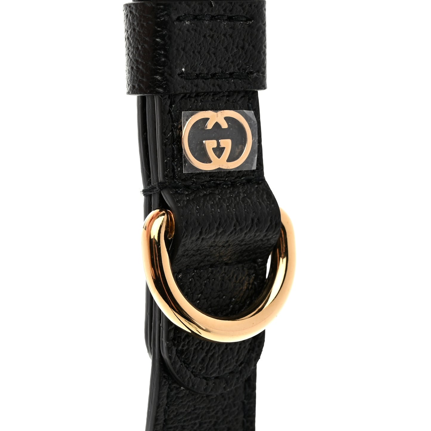 Calfskin Pet Leash Black