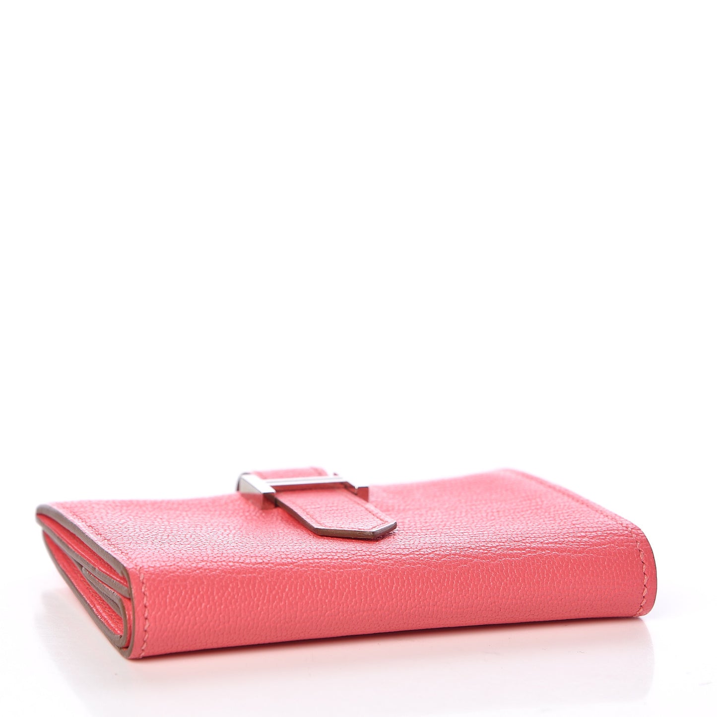 Chevre Mysore Mini Bearn Wallet Rose Lipstick