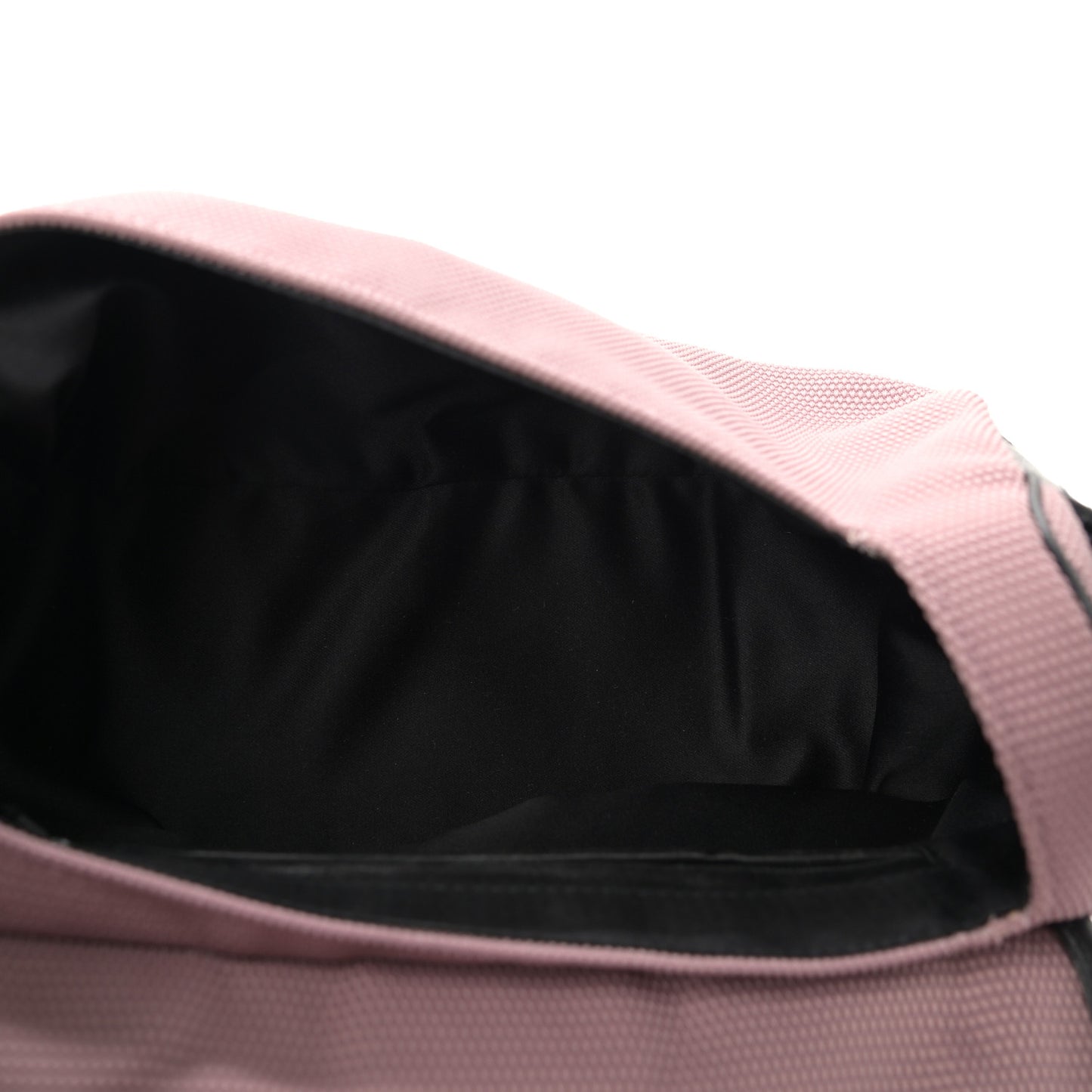 Canvas Shoulder Bag Pink Black