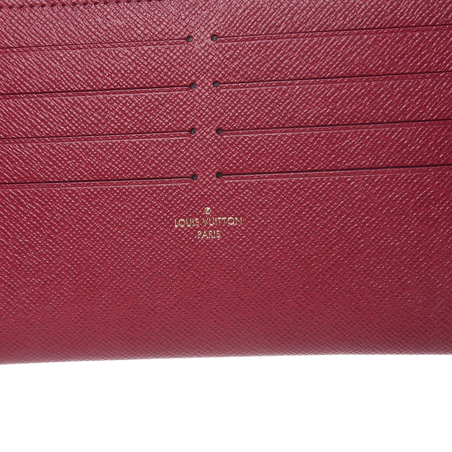 Louis Vuitton Calfskin Felicie Card Holder Insert Fuchsia 6 of 6