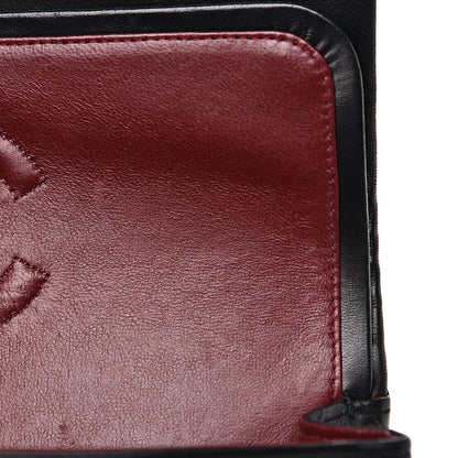 Chanel Lambskin Quilted Medium Double Flap Black 17 of 18