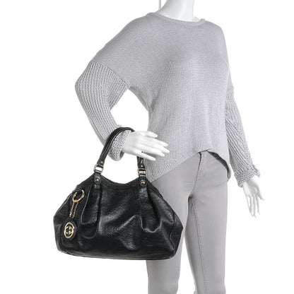Gucci Guccissima Medium Sukey Tote Black 2 of 7