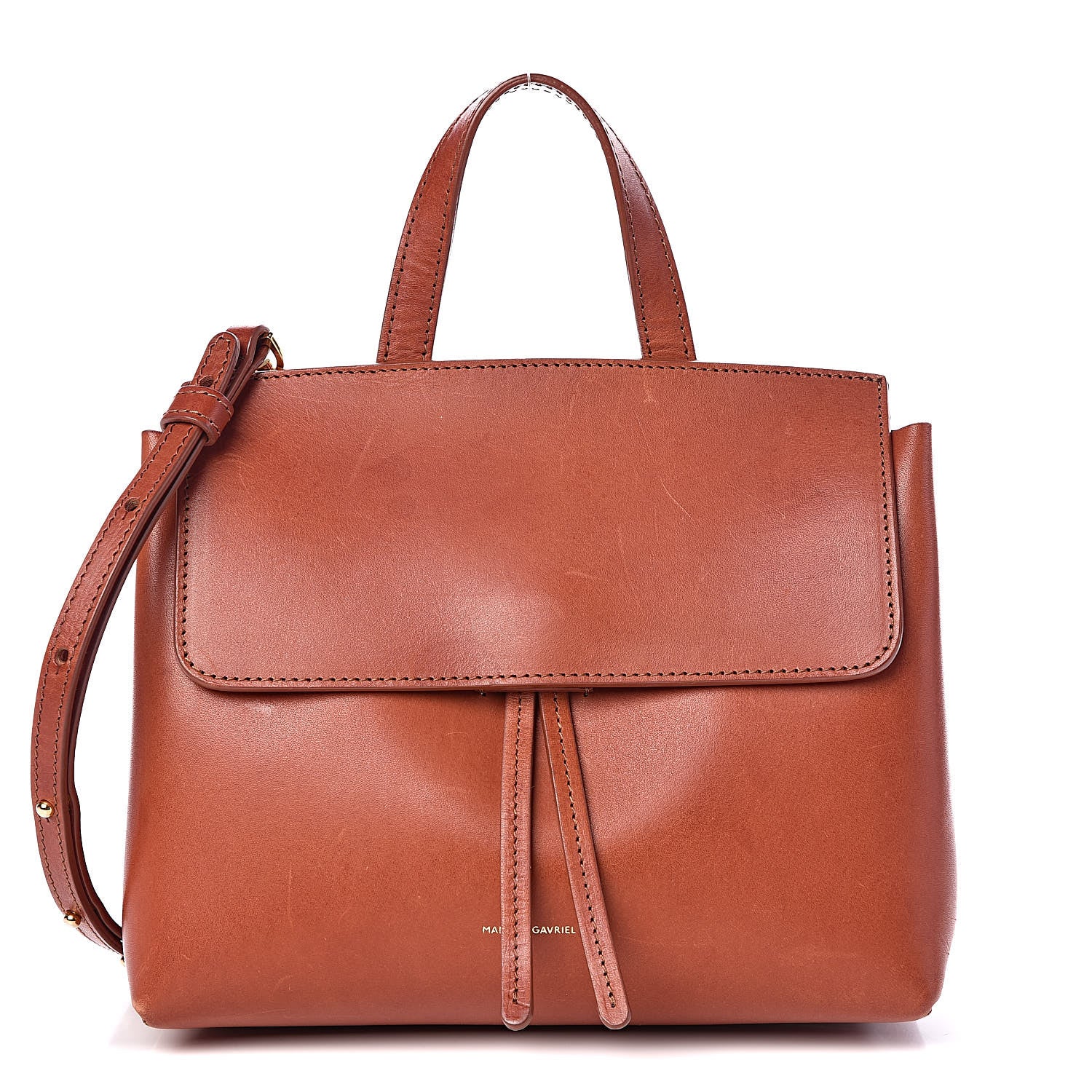 Mansur Gavriel Calfskin Mini Lady Bag Ginger 1 of 17