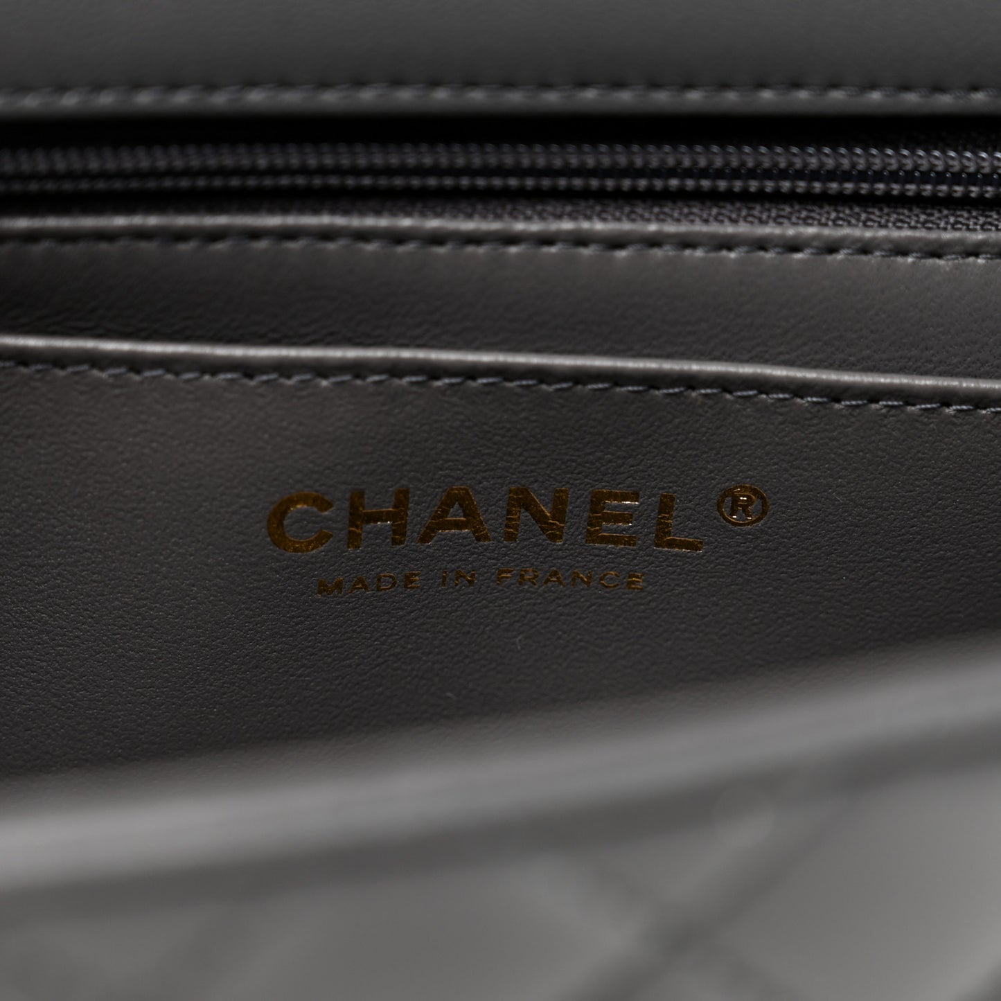 Lambskin Quilted Mini Chain Top Handle Rectangular Flap Grey
