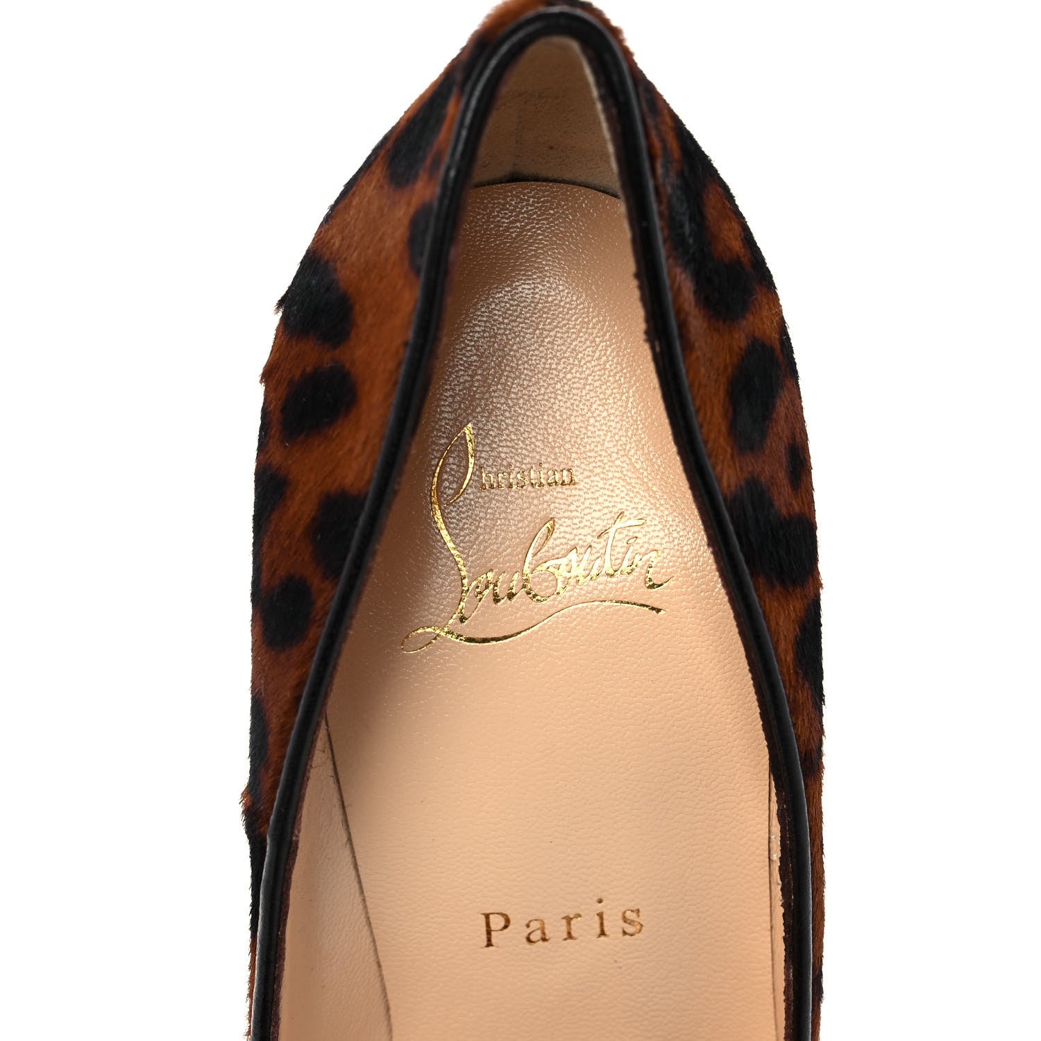 Christian Louboutin Pony Hair So Kate 120 Pumps 37.5 Leopard Black 7 of 7