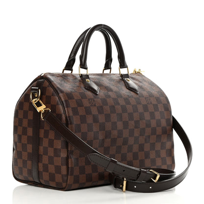 Louis Vuitton Damier Ebene Speedy Bandouliere 30 3 of 12