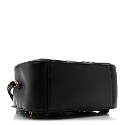Gucci Calfskin Matelasse GG Marmont Dome Backpack Black 4 of 12
