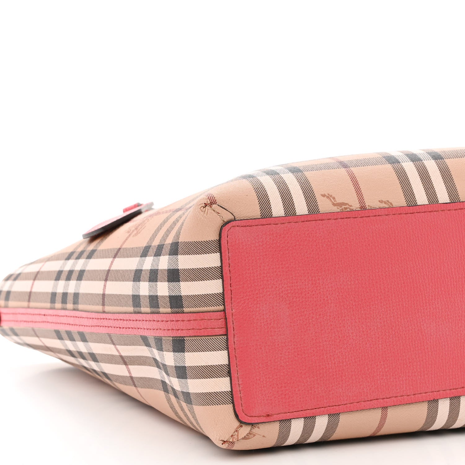 Burberry Haymarket Check Medium Reversible Tote Red 17 of 19