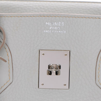 Hermes Taurillon Clemence Birkin 35 Gris Perle 18 of 25