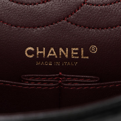 Chanel Aged Calfskin Quilted 2.55 Reissue 225 Flap Black Black 6 of 10