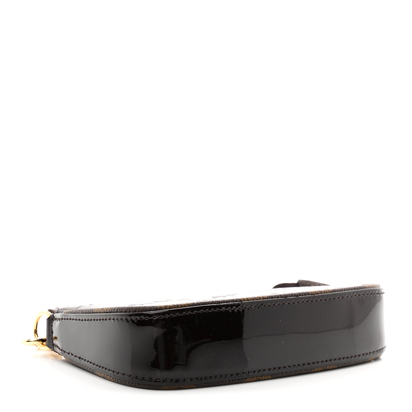 Vernis Monogram Mini Pochette Accessories Amarante