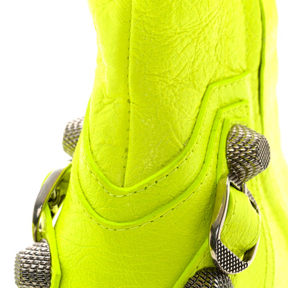Balenciaga Agneau Arena Cagole 90mm Boots 35.5 Fluo Yellow 12 of 13