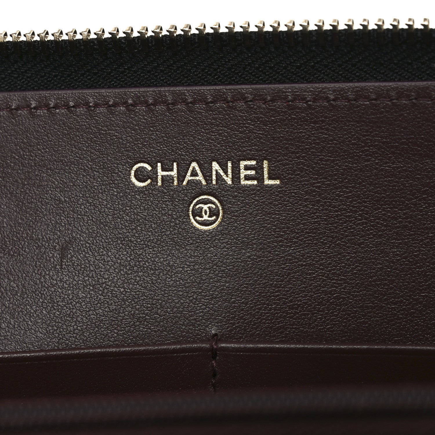 Chanel Caviar Quilted Large Zipped Clutch Black 6 of 8