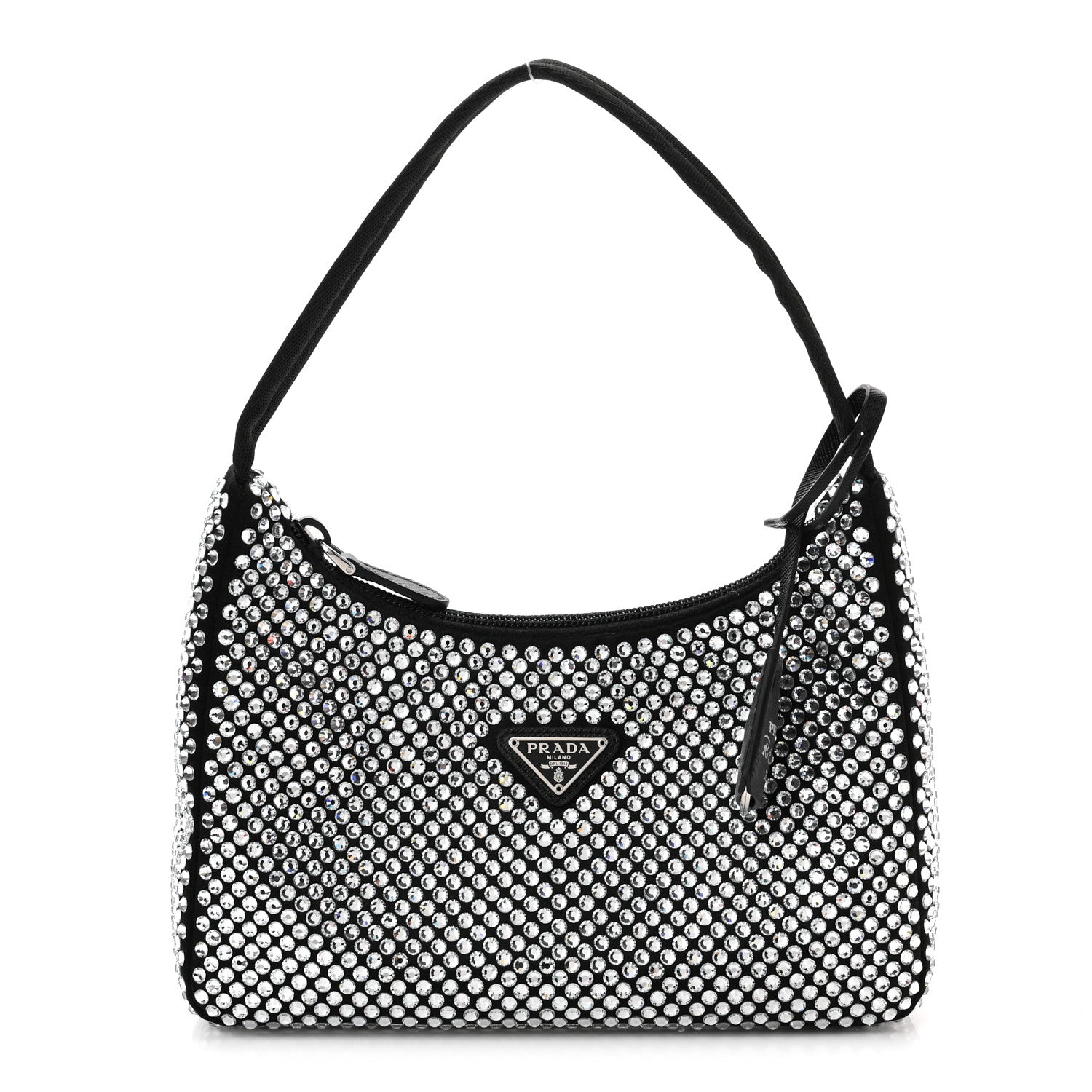 Prada Satin Crystal Mini Re-Edition 2000 Bag Cristal 1 of 11
