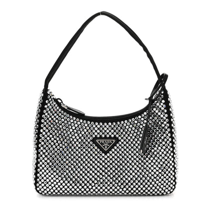 Prada Satin Crystal Mini Re-Edition 2000 Bag Cristal 1 of 11