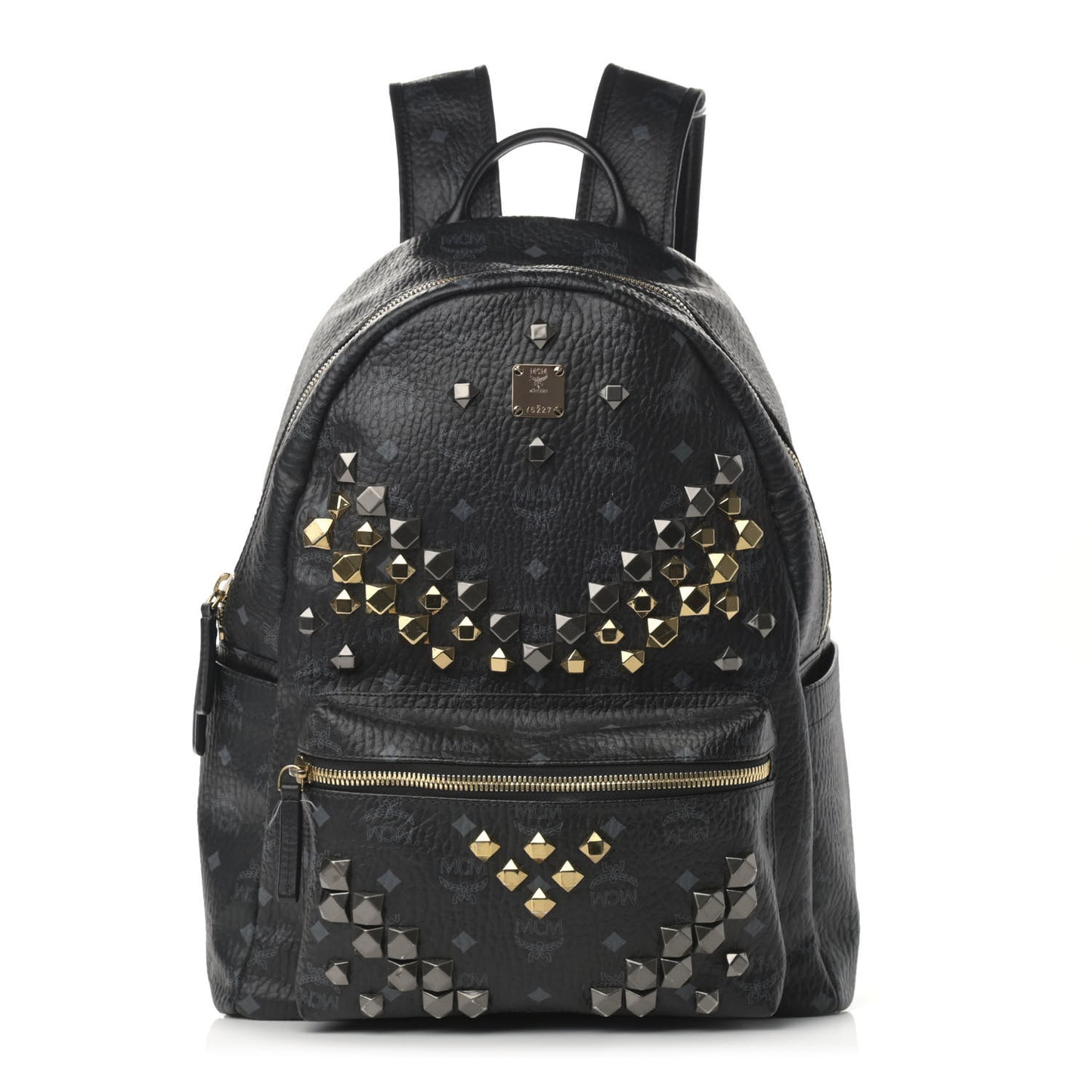 Visetos Studded Medium Stark M Backpack Black