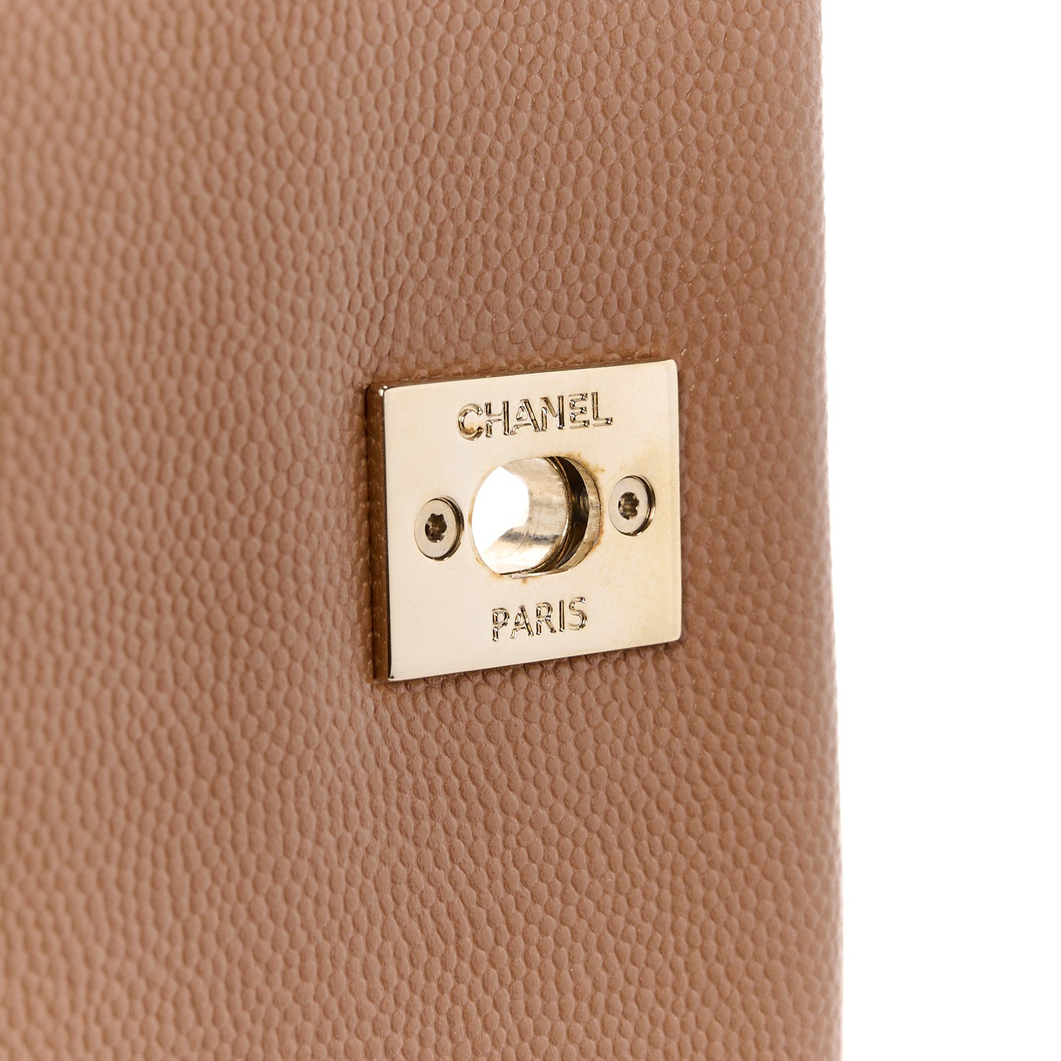 Chanel Caviar Quilted Lizard Embossed Small Coco Handle Flap Brown 7 of 14