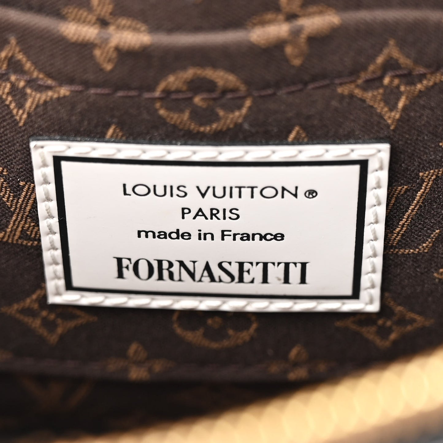 X FORNASETTI Calfskin Architettura Alma BB Black White