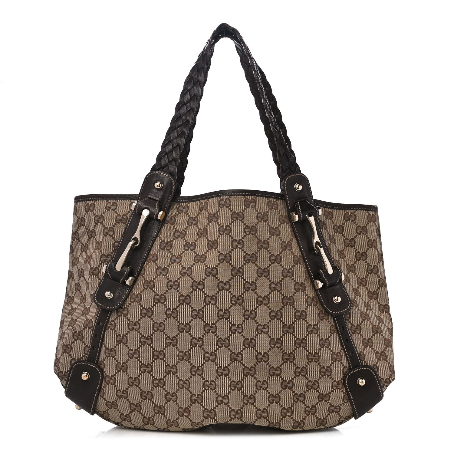 Gucci Monogram Medium Pelham Shoulder Bag Dark Brown 1 of 10