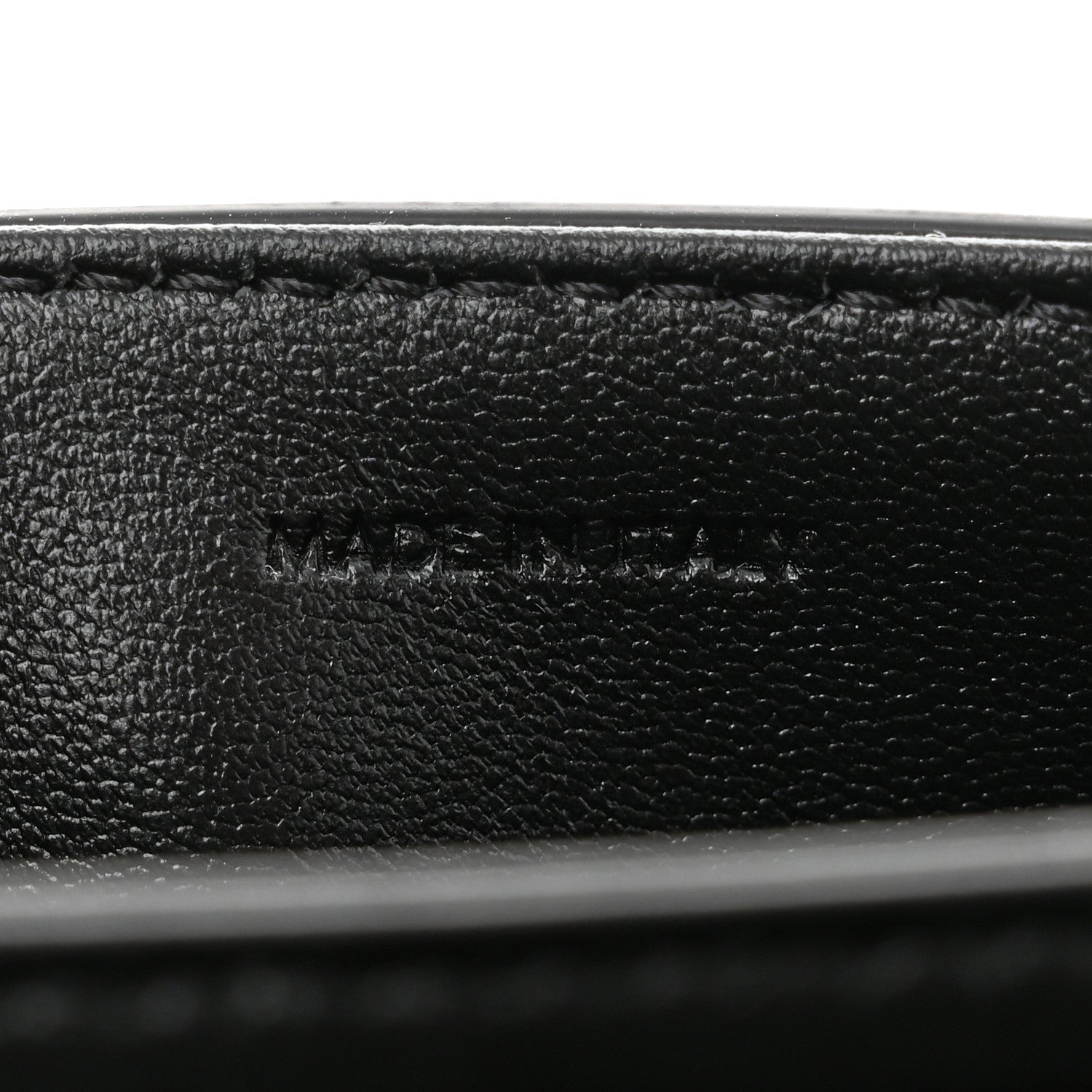 Celine Shiny Calfskin Teen Triomphe Black 7 of 10