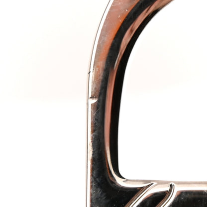 Christian Dior Grained Calfskin Saddle Mini Key Ring Black 6 of 6