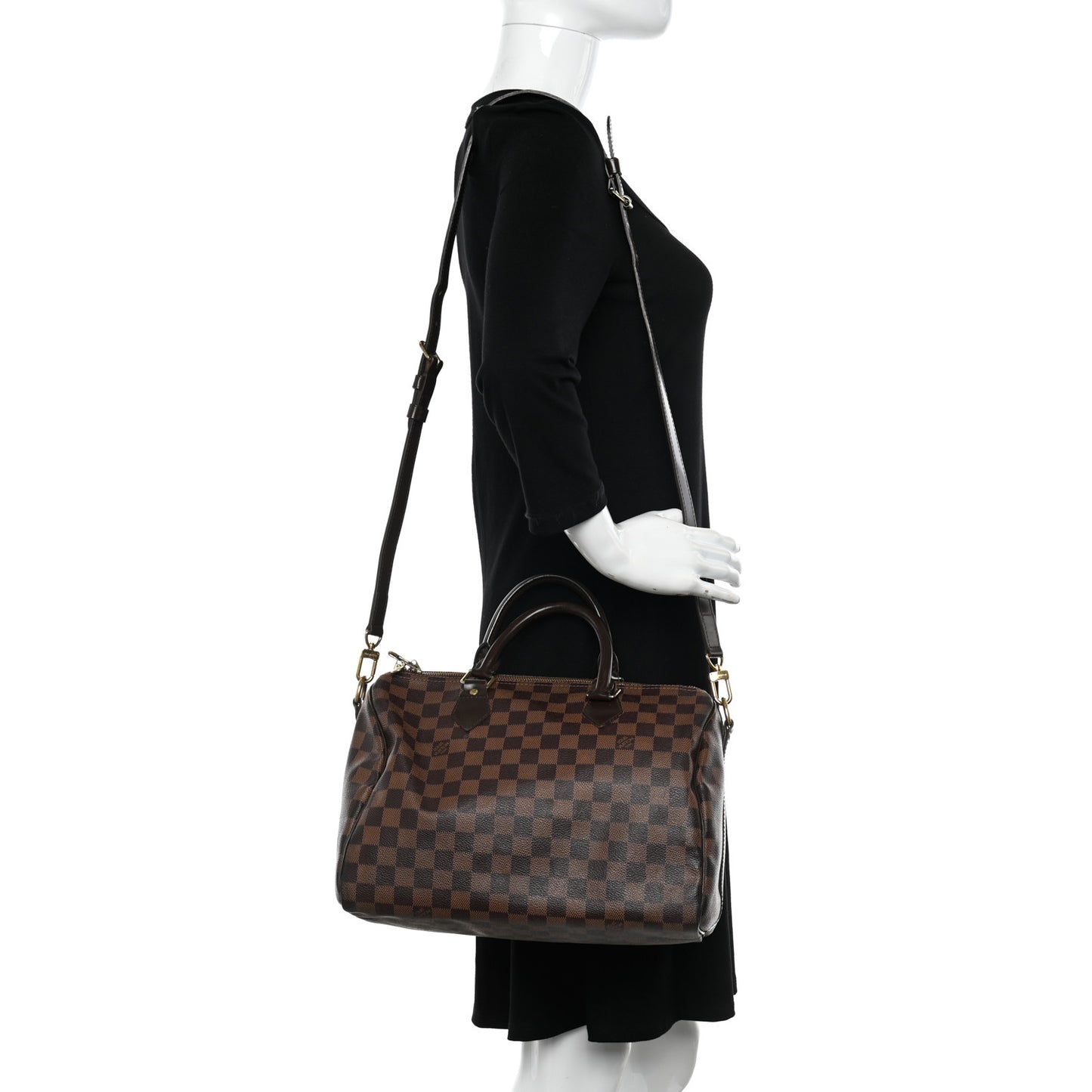 Damier Ebene Speedy Bandouliere 30