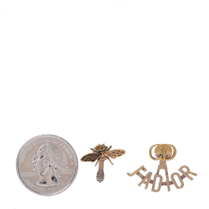 Christian Dior Metal J'Adior Earrings Aged Gold 2 of 5