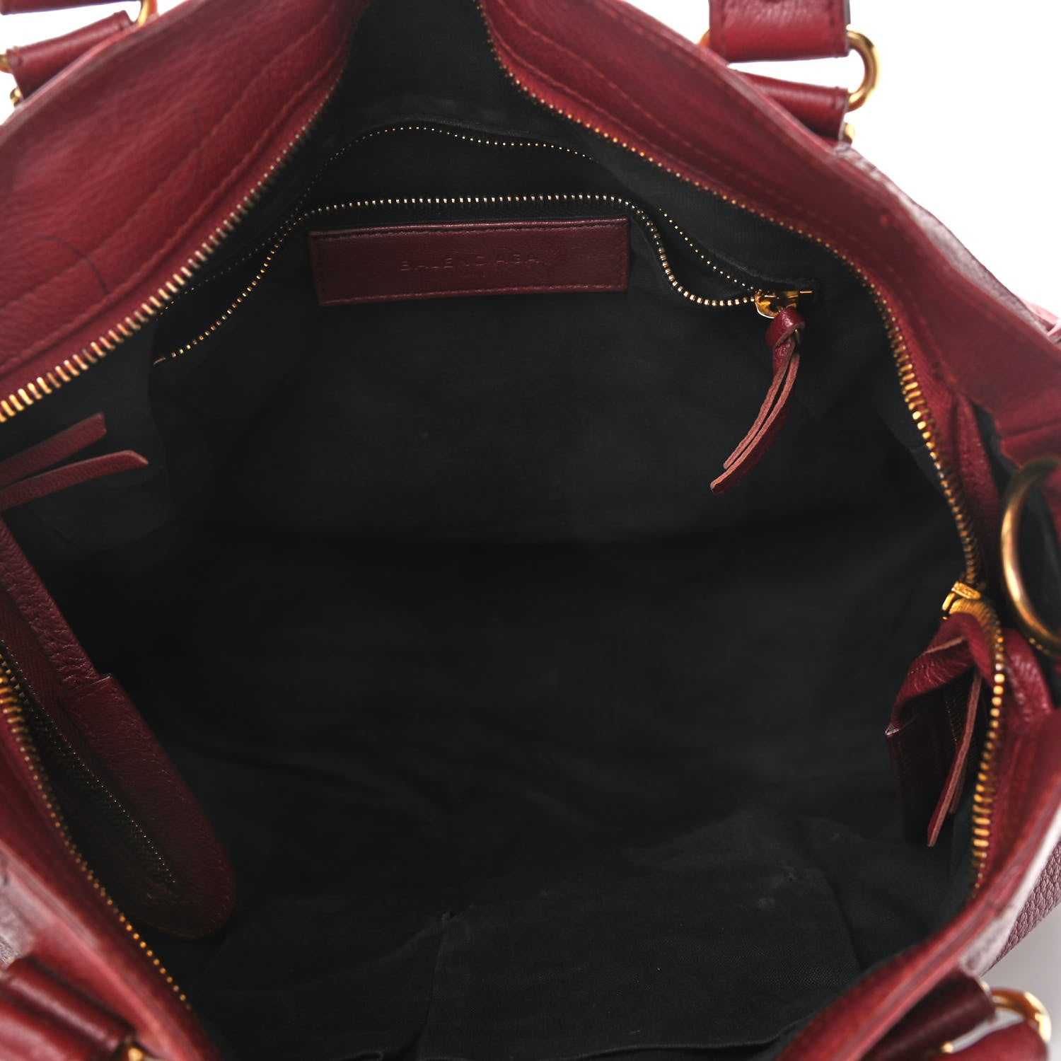 Balenciaga Chevre Gold Metallic Edge Hardware Velo Rouge Brique Rouge Grenade 4 of 9