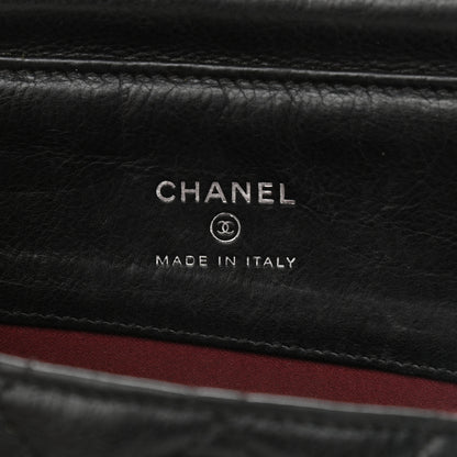 Chanel Calfskin Quilted CC Waiter Clutch Clutch With Chain Black 7 of 12