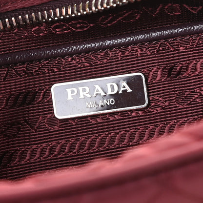 Prada Nylon Tessuto Impuntu Quilted Crossbody Bag Granato 5 of 7