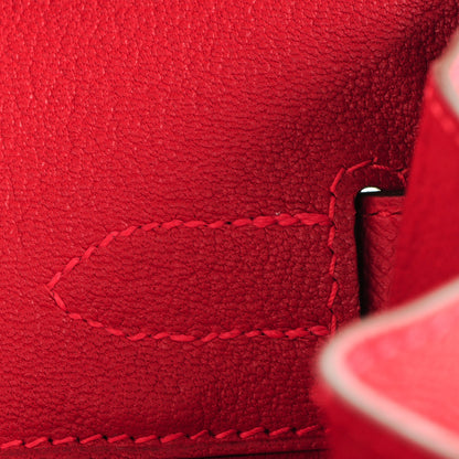 Hermes Epsom Birkin 30 Rouge Casaque 17 of 27