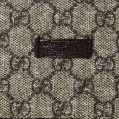 Gucci GG Plus Monogram Large Double Buckle Flap Messenger Bag Beige Dark Brown 5 of 9