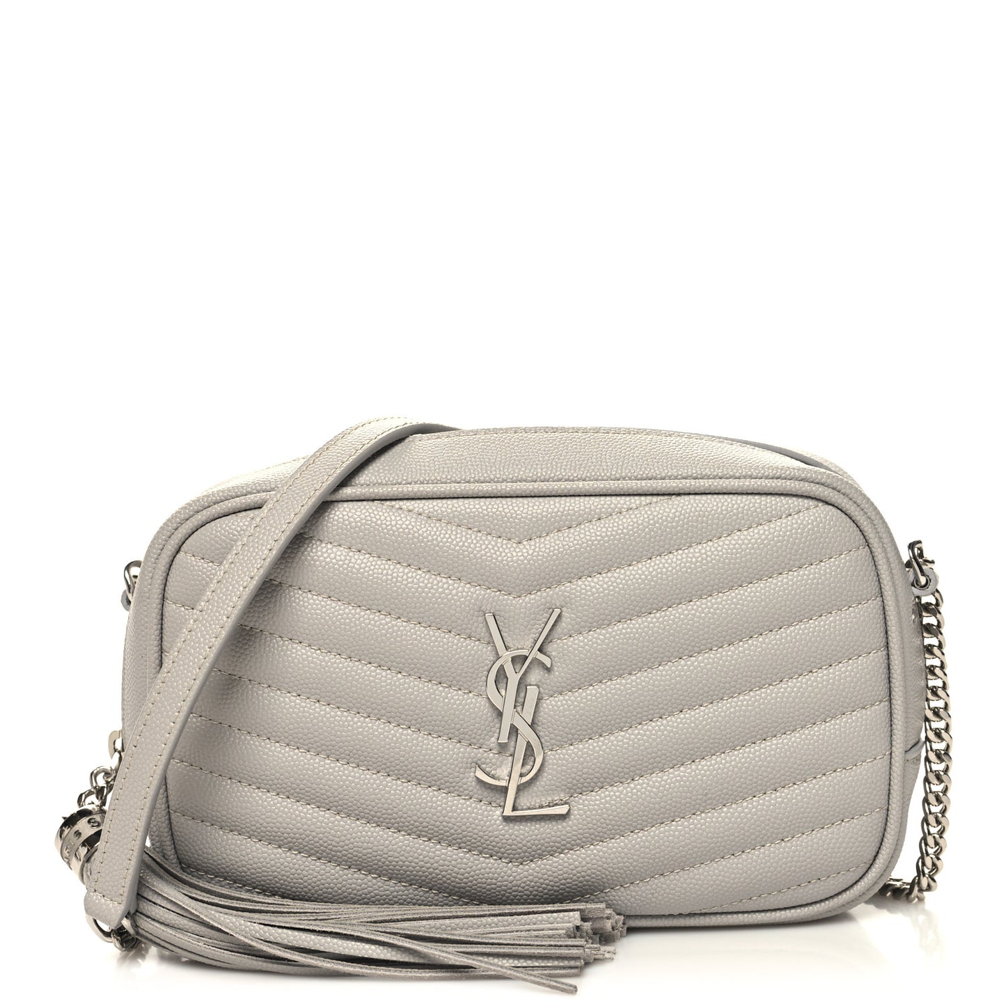 Grain De Poudre Matelasse Monogram Mini Lou Camera Bag Granite