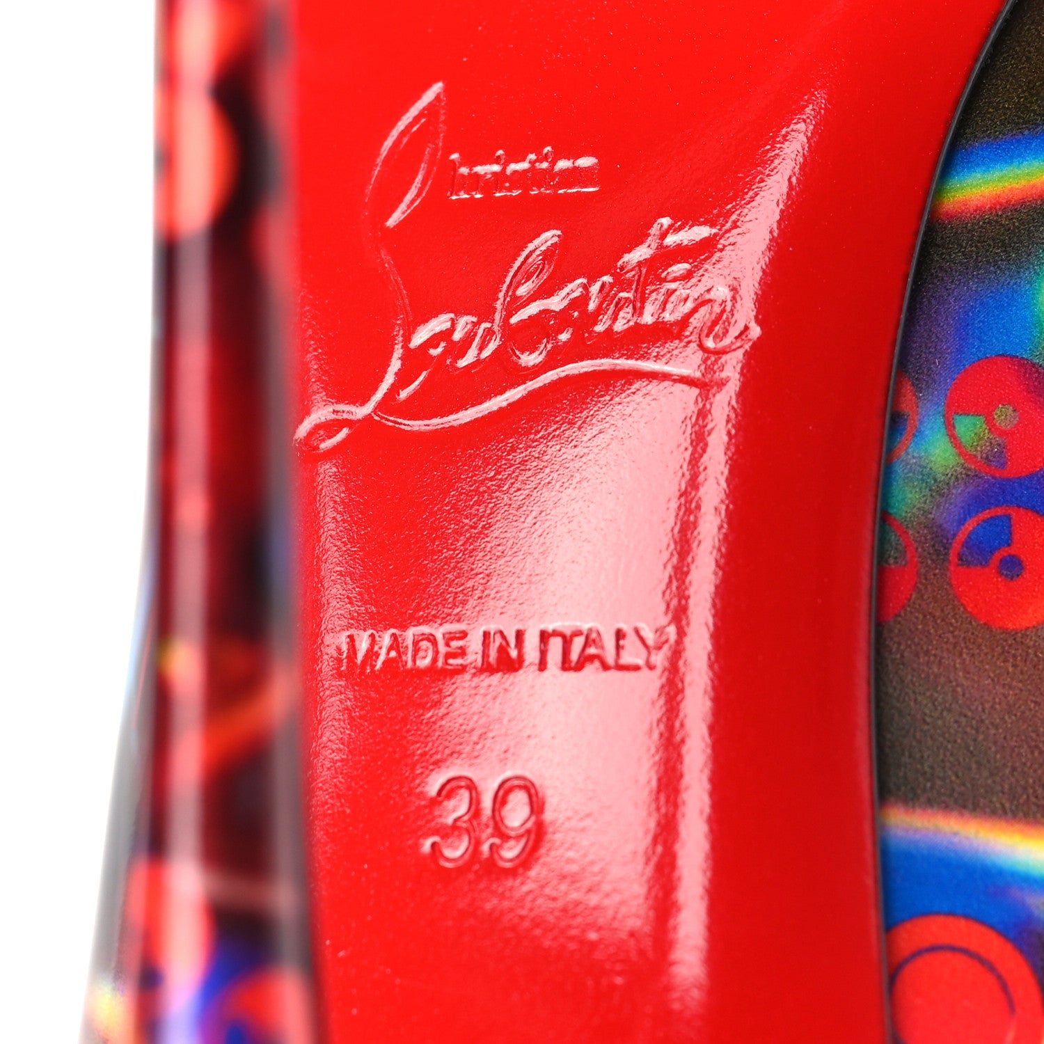 Christian Louboutin Patent Discolaser So Kate 120 Pumps 39 Multicolor 6 of 7