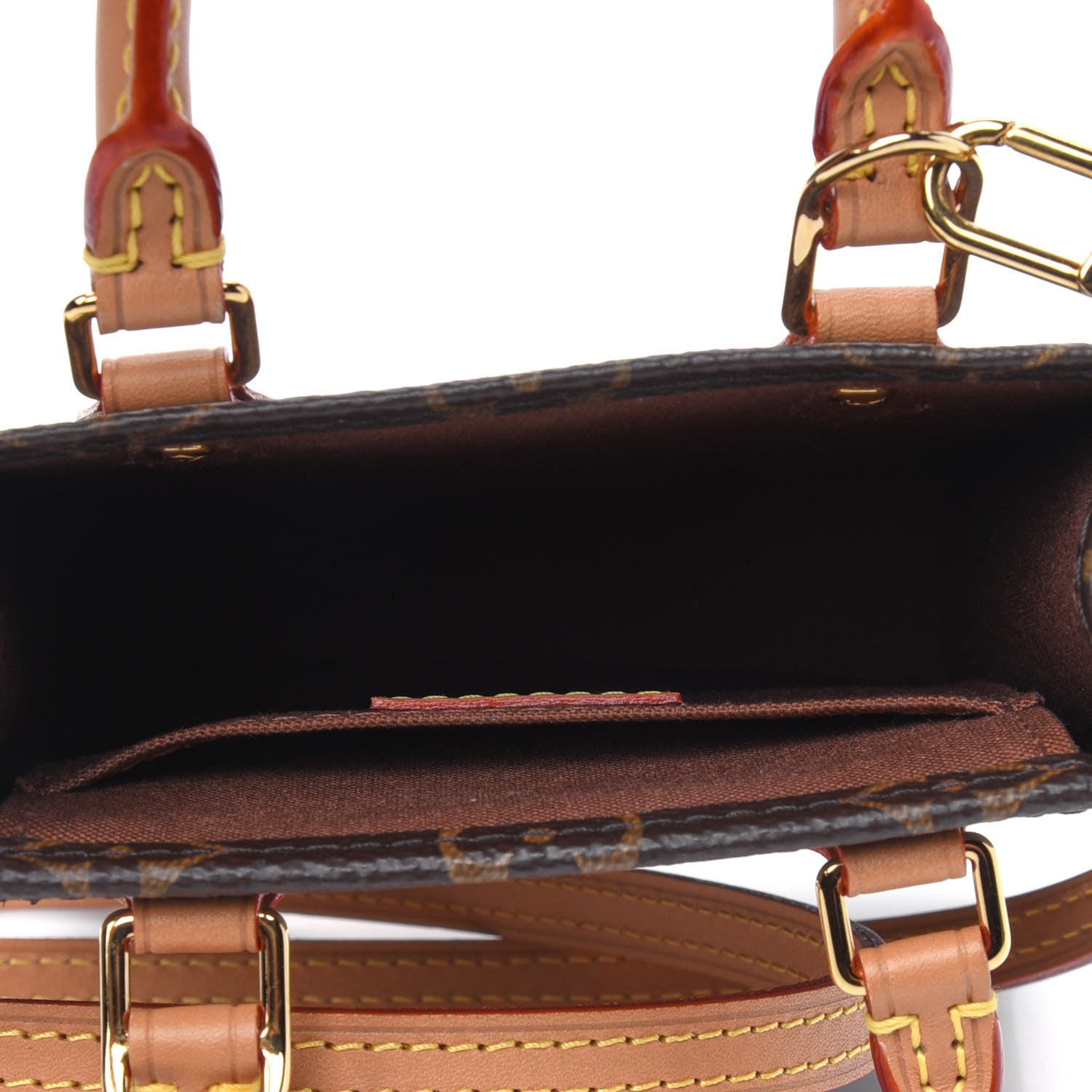 Louis Vuitton Monogram Petit Sac Plat 3 of 4