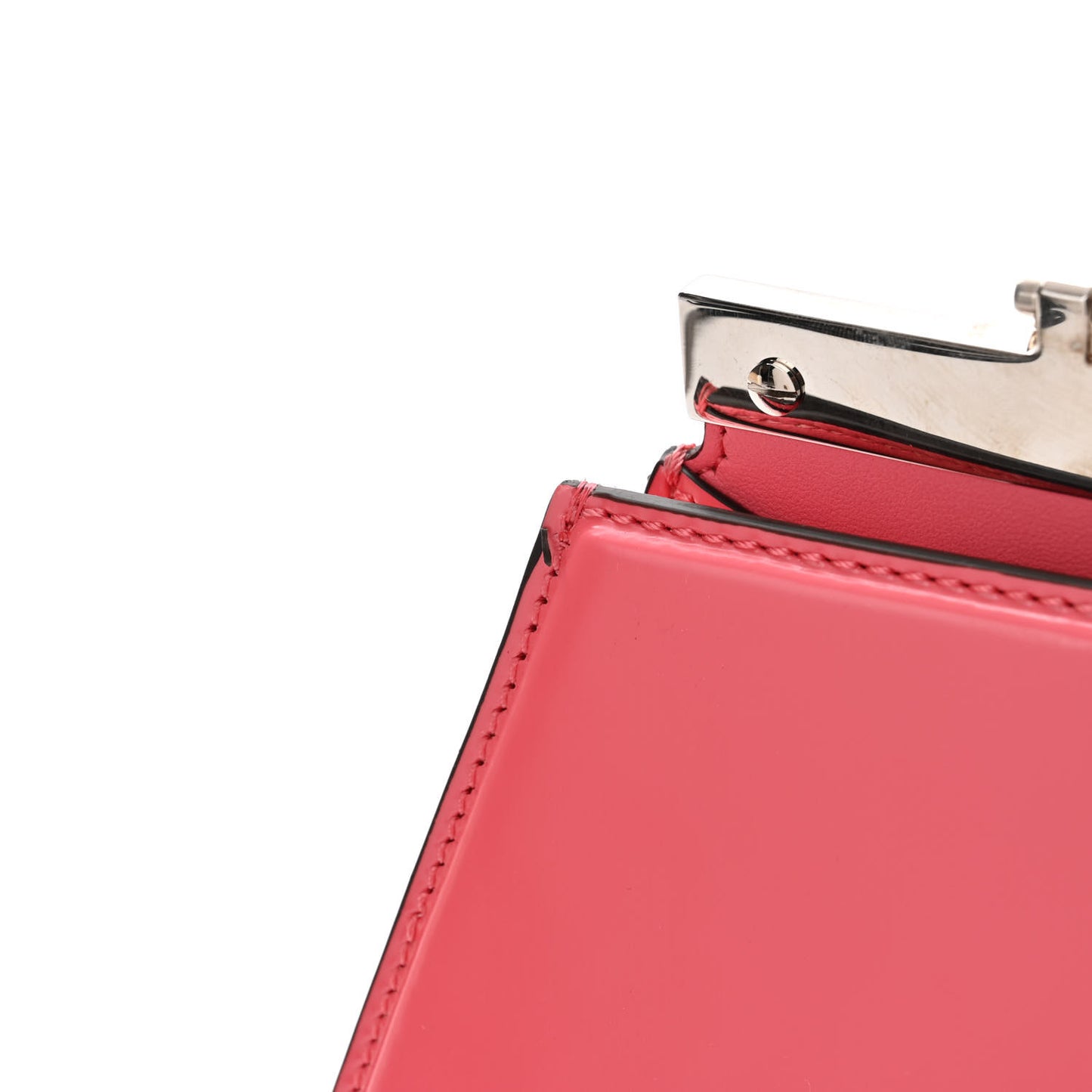 Patent Peekaboo Cut Pink Dalia
