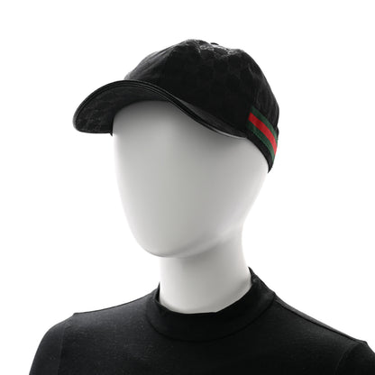 Gucci Monogram Web Baseball Hat M Black 2 of 9