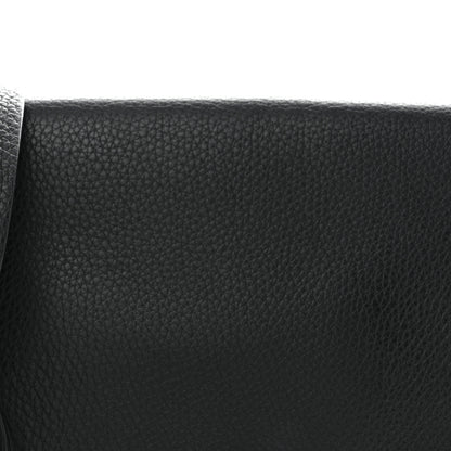Valentino Garavani Grained Calfskin Rockstud Saddle Bag Black 7 of 14
