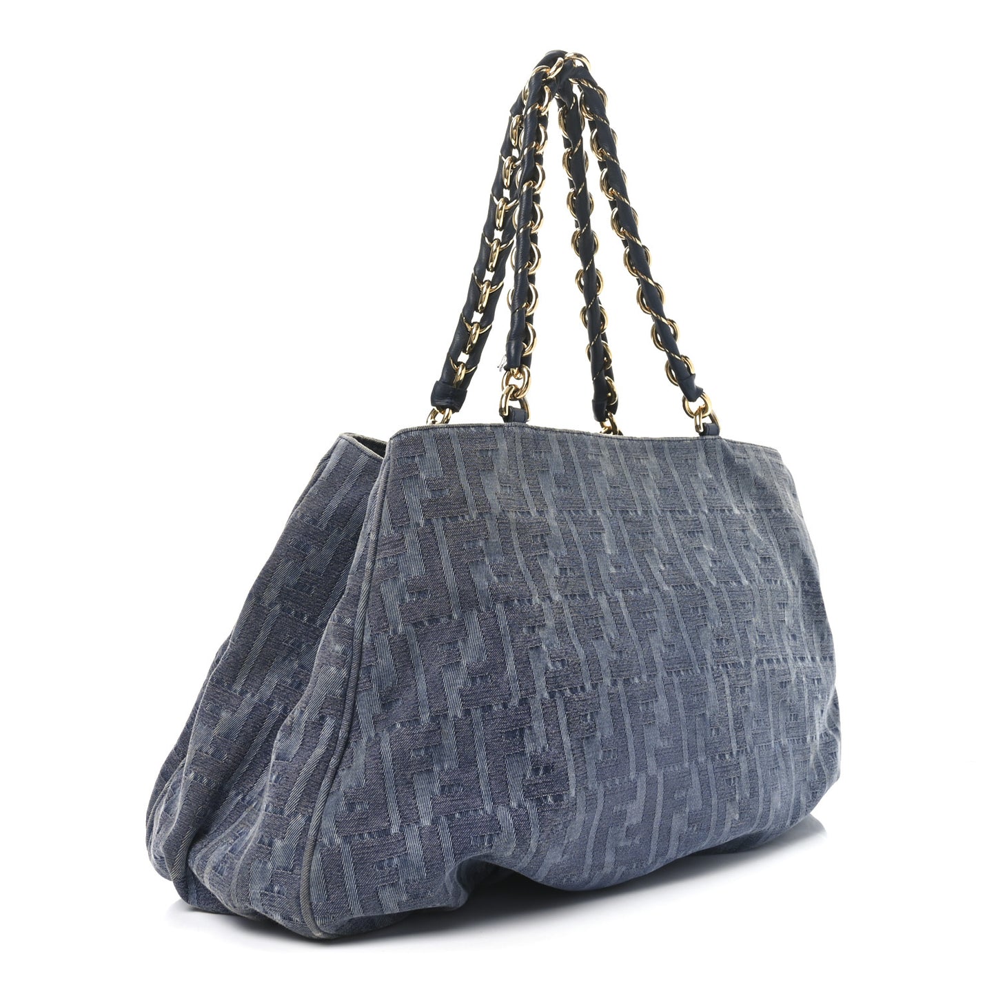 Denim Zucca Mia Tote Blue