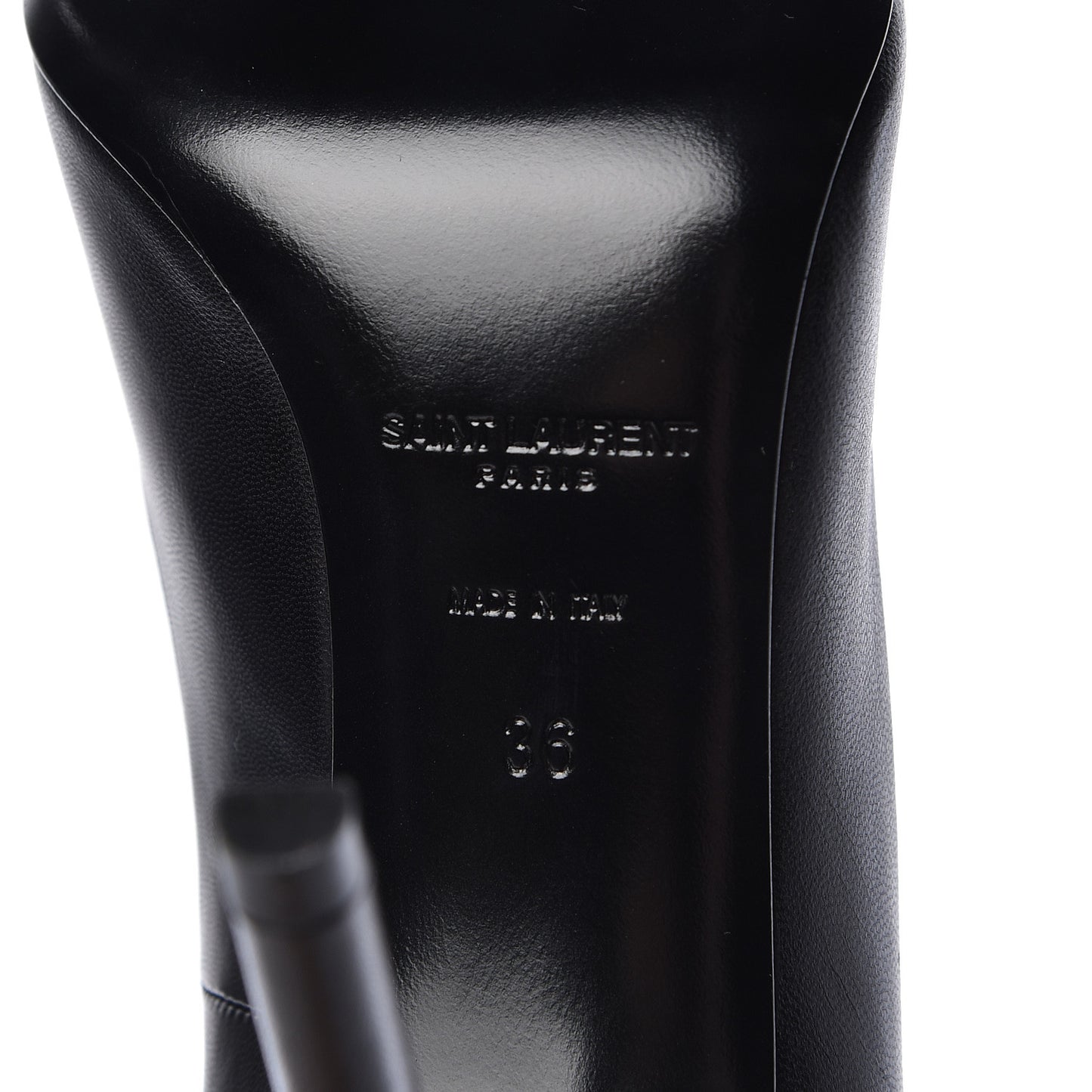 Calfskin Zoe 105 Pump 36 Black