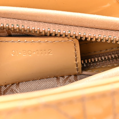 Christian Dior Patent Cannage Medium Lady Dior Beige 7 of 13