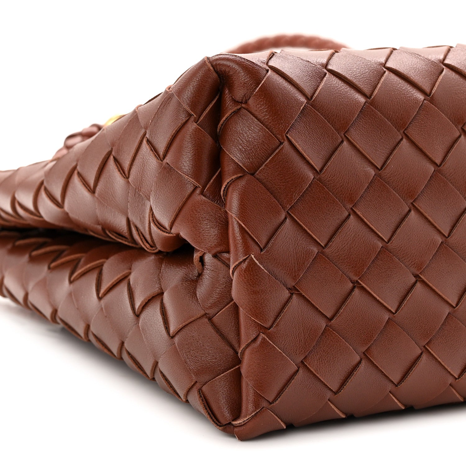 Bottega Veneta Nappa Intrecciato Small Andiamo Shoulder Bag Sapele Sapele 8 of 9