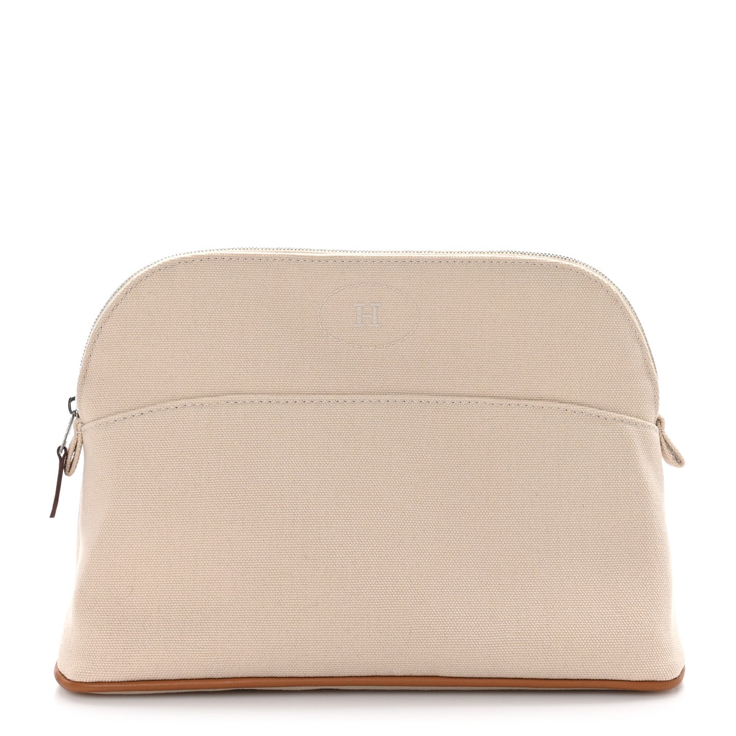 Cotton Canvas Bolide Travel Cosmetic Pouch MM Natural