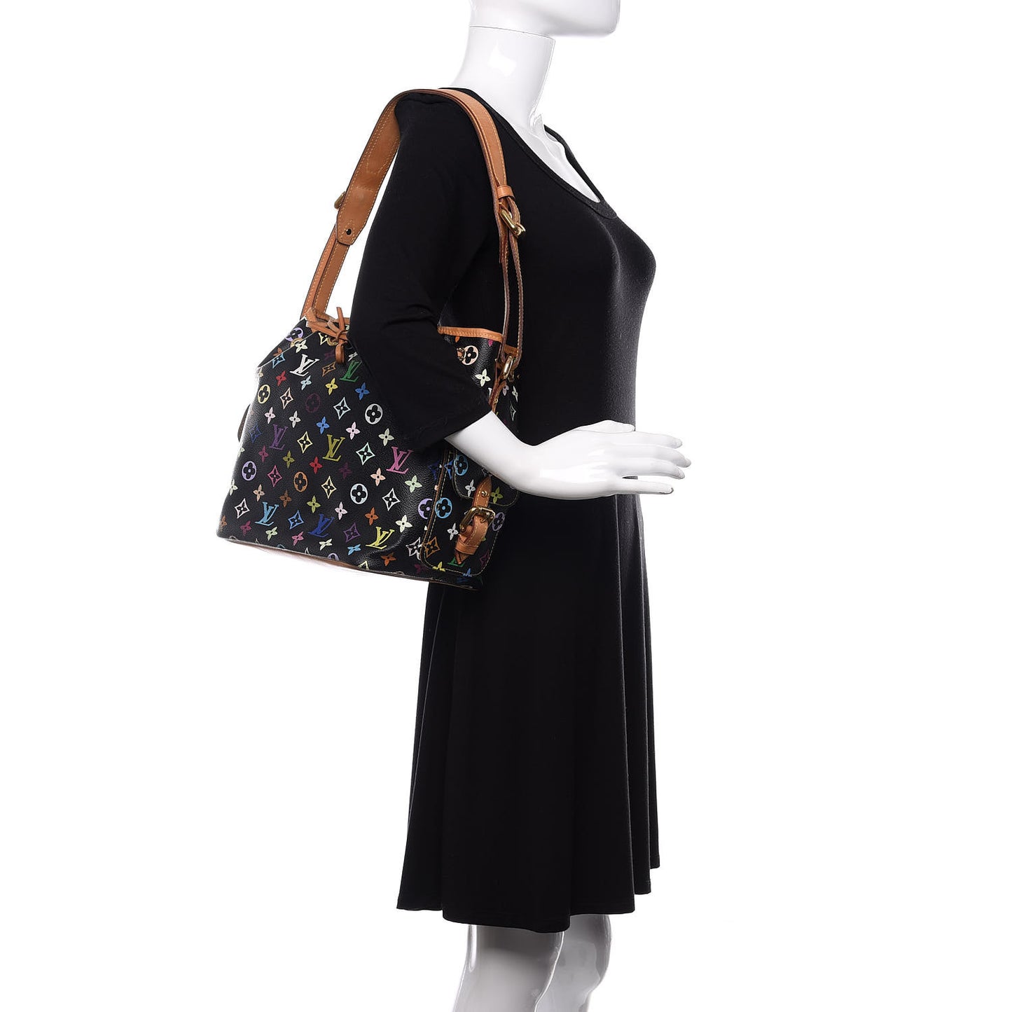 Monogram Multicolor Petit Noe Black