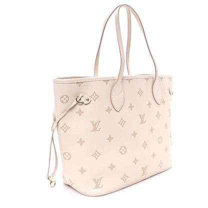 Louis Vuitton Monogram Debossed Neverfull MM Eden 4 of 11