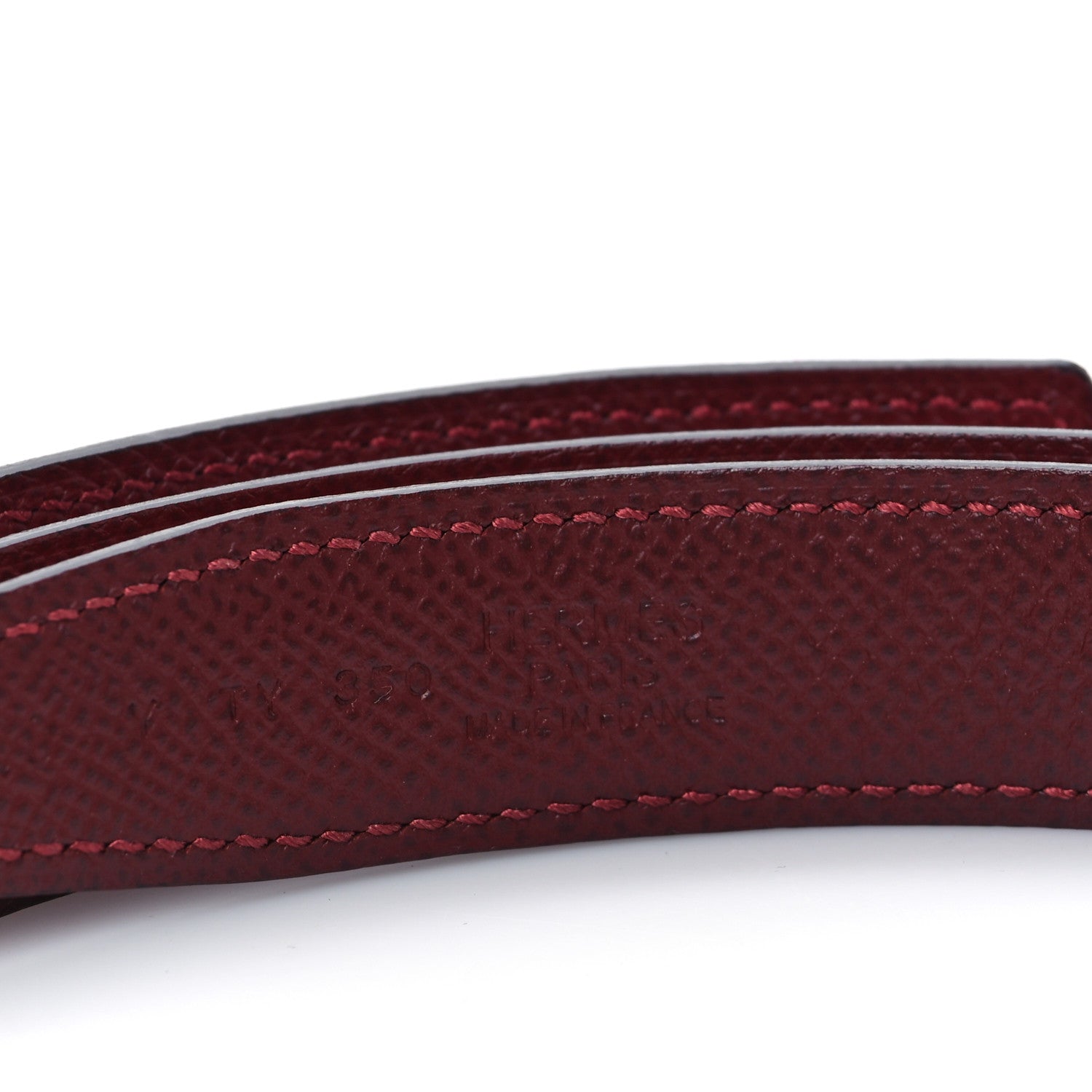 Hermes Swift Epsom 24mm Belt Strap 90 Rose Mexico 80 32 Rouge H 3 of 5